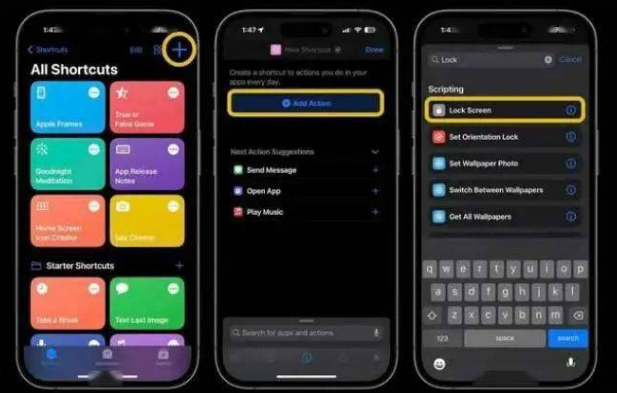 滦平苹果14锁屏维修店分享iPhone14升级iOS16.4后如何创建锁屏快捷方式 
