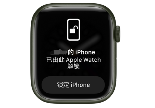 滦平苹果手机维修分享用 AppleWatch 解锁配备面容 ID 的 iPhone方法 