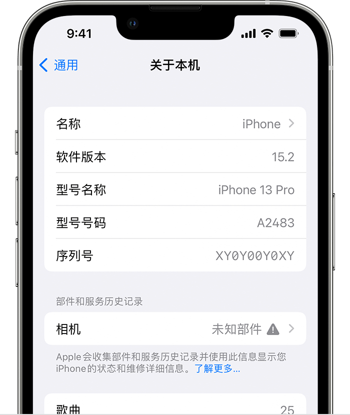 滦平苹果维修分享iPhone 出现提示相机“未知部件”是什么原因？ 