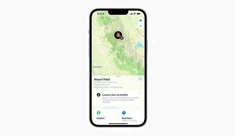 滦平苹果14维修分享iPhone14系列中 FindMy功能通过卫星分享位置方法教程 