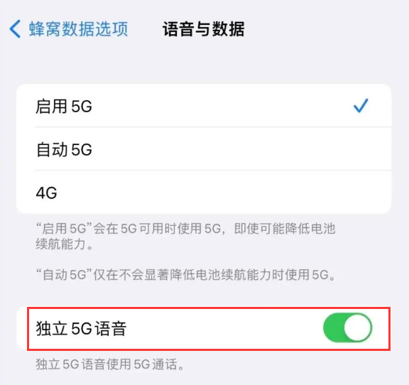 滦平苹果14维修分享iPhone 14 Pro如何开启VoNR 