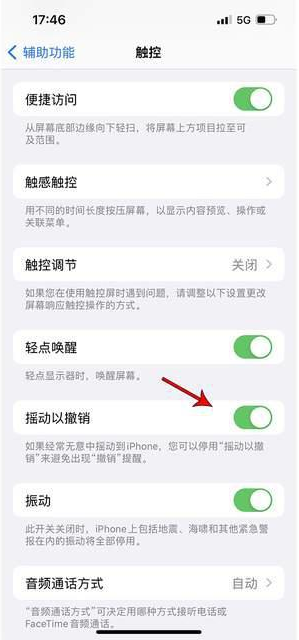 滦平苹果手机维修分享iPhone手机如何设置摇一摇删除文字 